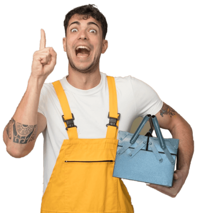 young handsome man feeling like happy excited genius after realizing idea handyman concept (1) (1)
